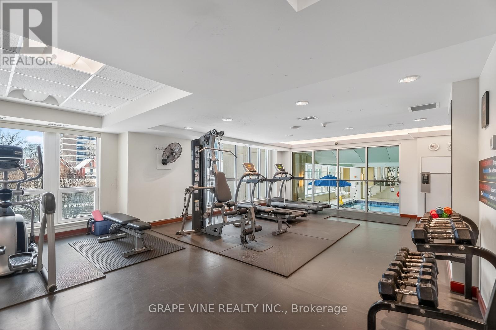 304 - 234 Rideau Street, Ottawa, ON - Indoor Photo Showing Gym Room