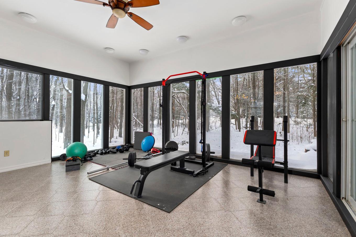 Solarium/Verrière - 3059 Place Palomino, Saint-Lazare, QC - Indoor Photo Showing Gym Room