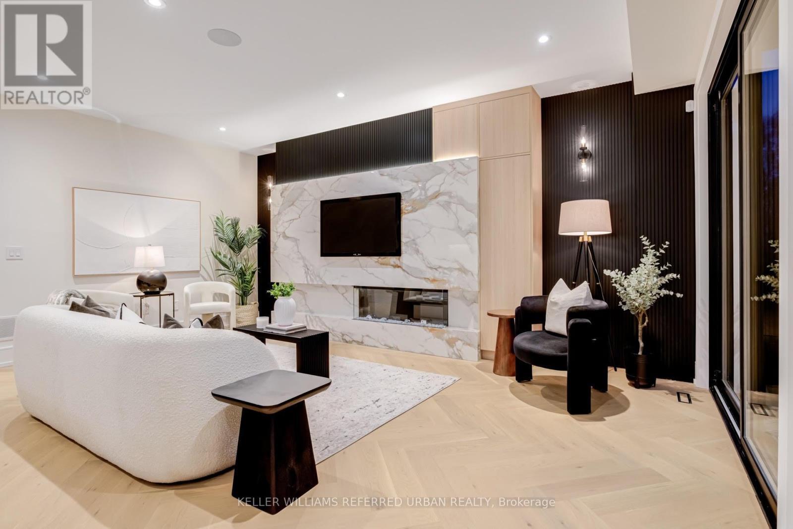 33 Twelfth Street, Toronto, ON - Indoor Photo Showing Other Room With Fireplace