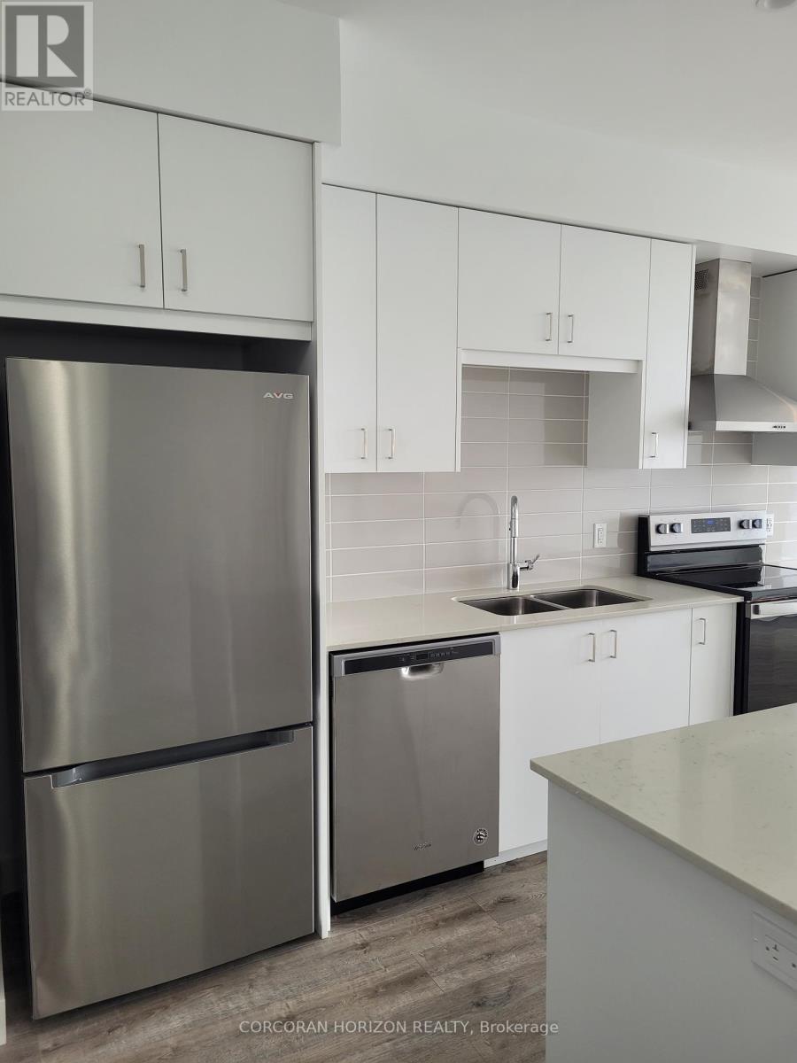 1508 - 50 Grand Avenue S, Cambridge, ON - Indoor Photo Showing Kitchen With Double Sink
