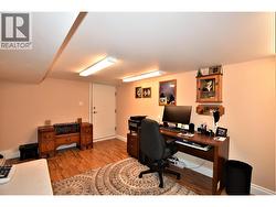 office area in the crawl space -
