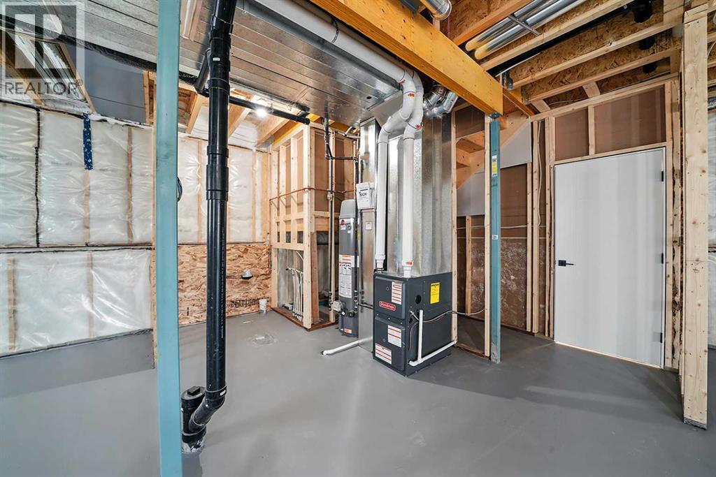 25 Murphy Close, Blackfalds, AB - Indoor Photo Showing Basement