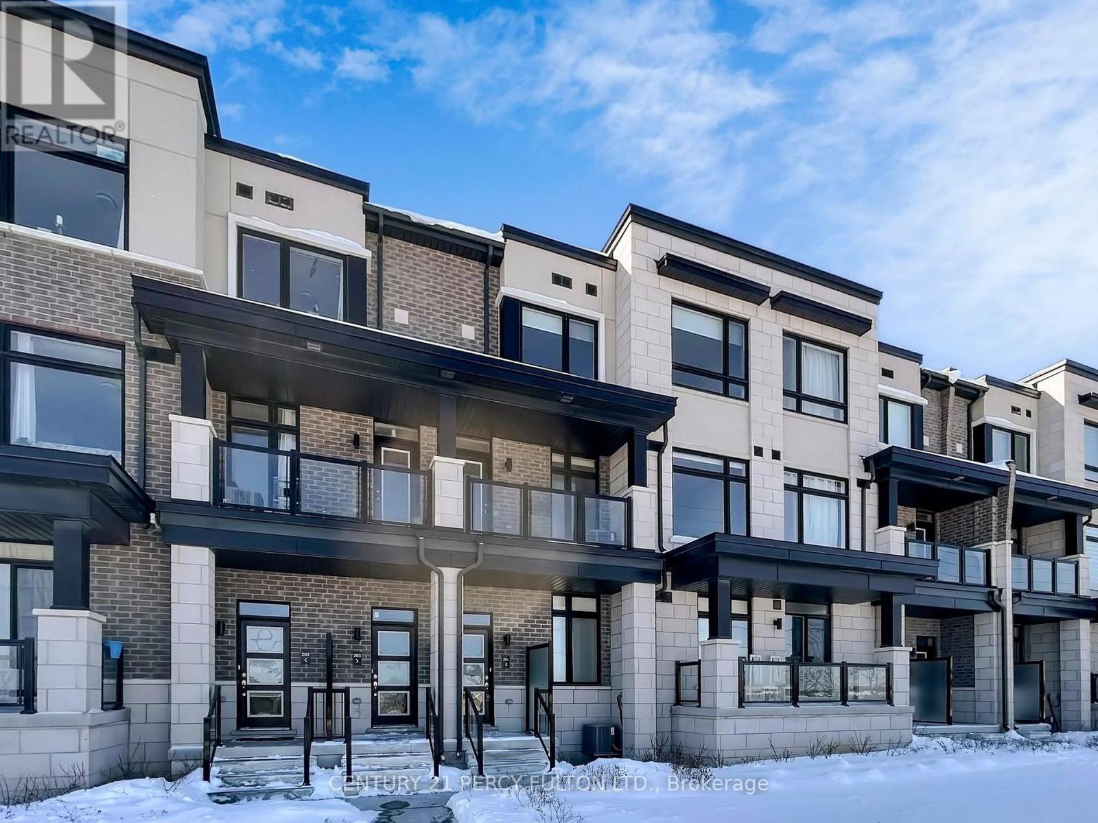 206 - 2550 Castlegate Crossing, Pickering, ON - Outdoor With Balcony With Facade
