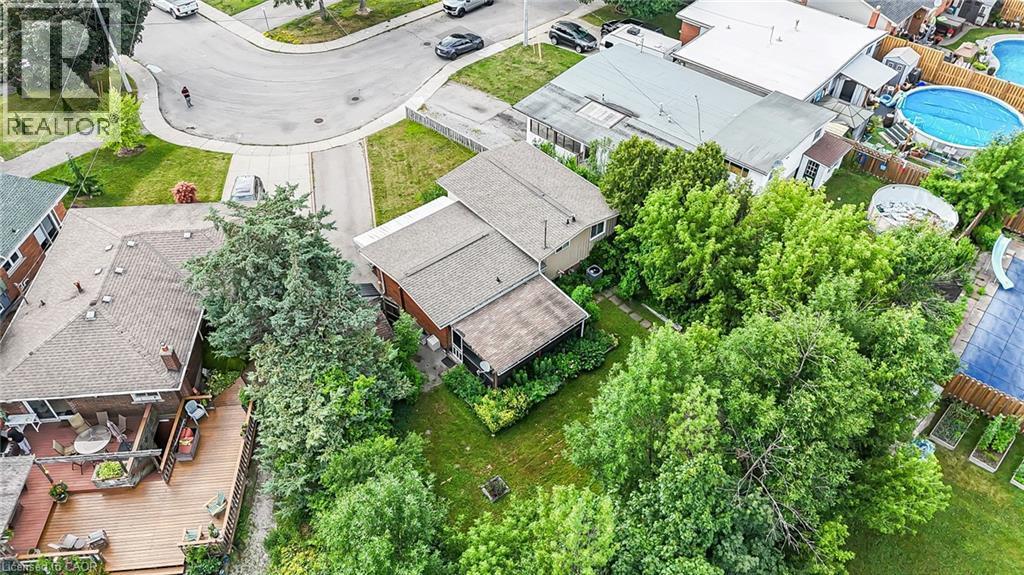 23 Coral Drive, Hamilton, ON - Outdoor With Above Ground Pool With View