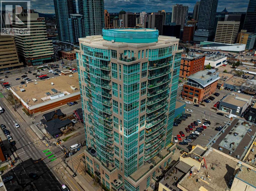 Aerial View of the Xenex on 12th - 701, 788 12 Avenue Sw, Calgary, AB - Outdoor With View