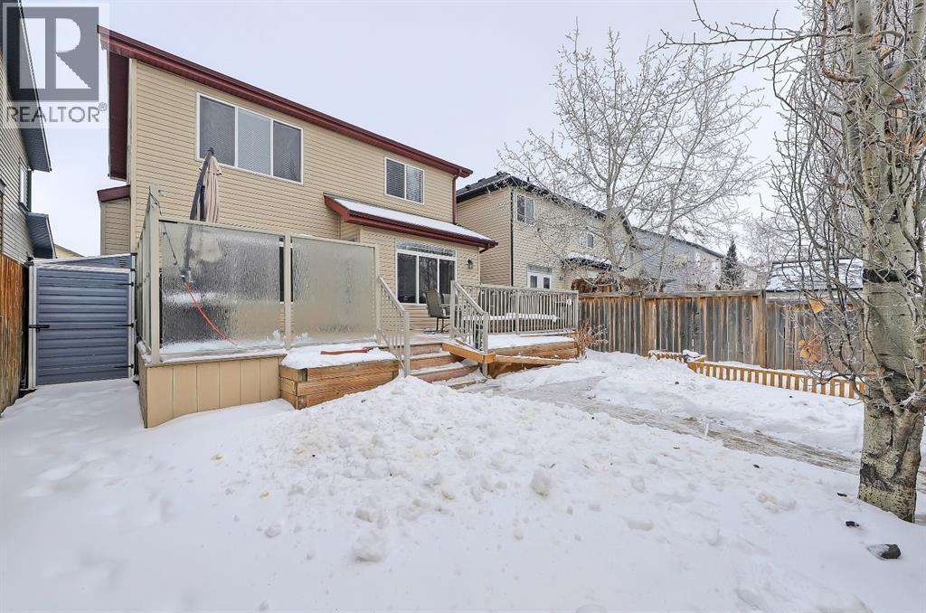 Plenty of yard space - 9 Copperleaf Way Se, Calgary, AB - Outdoor With Deck Patio Veranda
