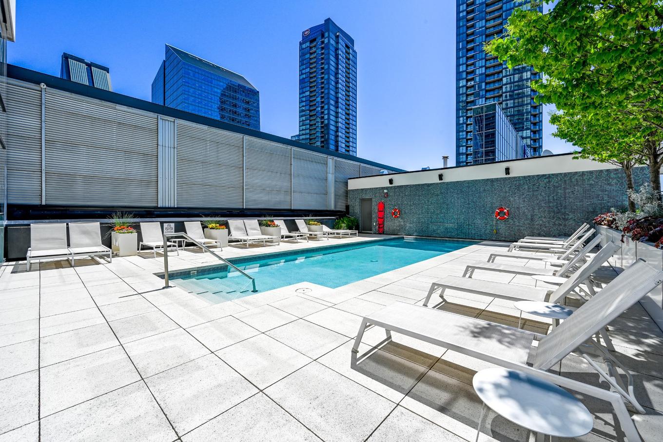 Piscine - 3214-1288 Av. Des Canadiens-De-Montréal, Montréal (Ville-Marie), QC - Outdoor With In Ground Pool