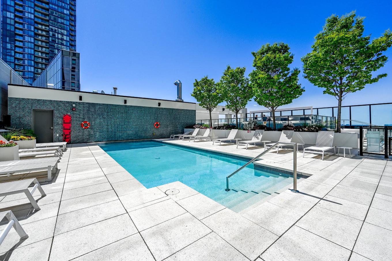 Piscine - 3214-1288 Av. Des Canadiens-De-Montréal, Montréal (Ville-Marie), QC - Outdoor With In Ground Pool