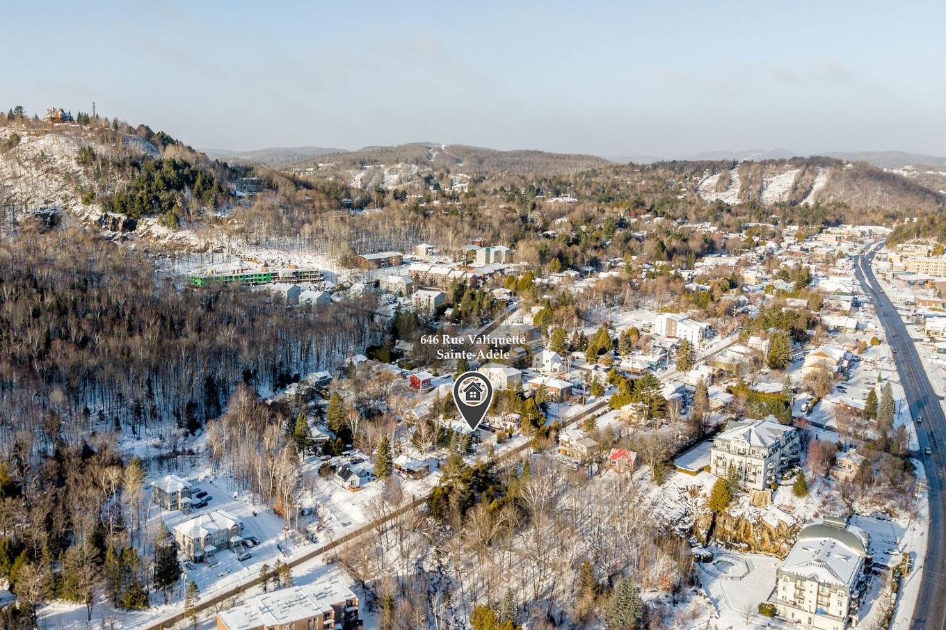 Aerial photo - 646 Rue Valiquette, Sainte-Adèle, QC - Outdoor With View