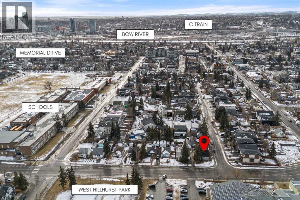1929 6 Avenue Nw, Calgary, AB - Outdoor With View