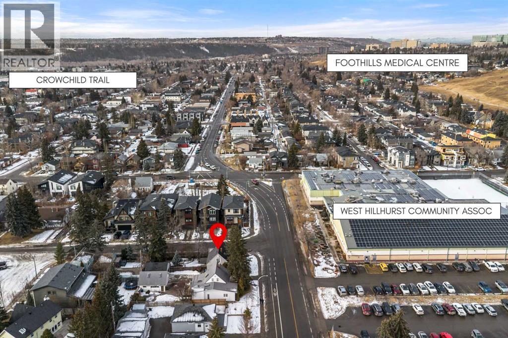 1929 6 Avenue Nw, Calgary, AB - Outdoor With View