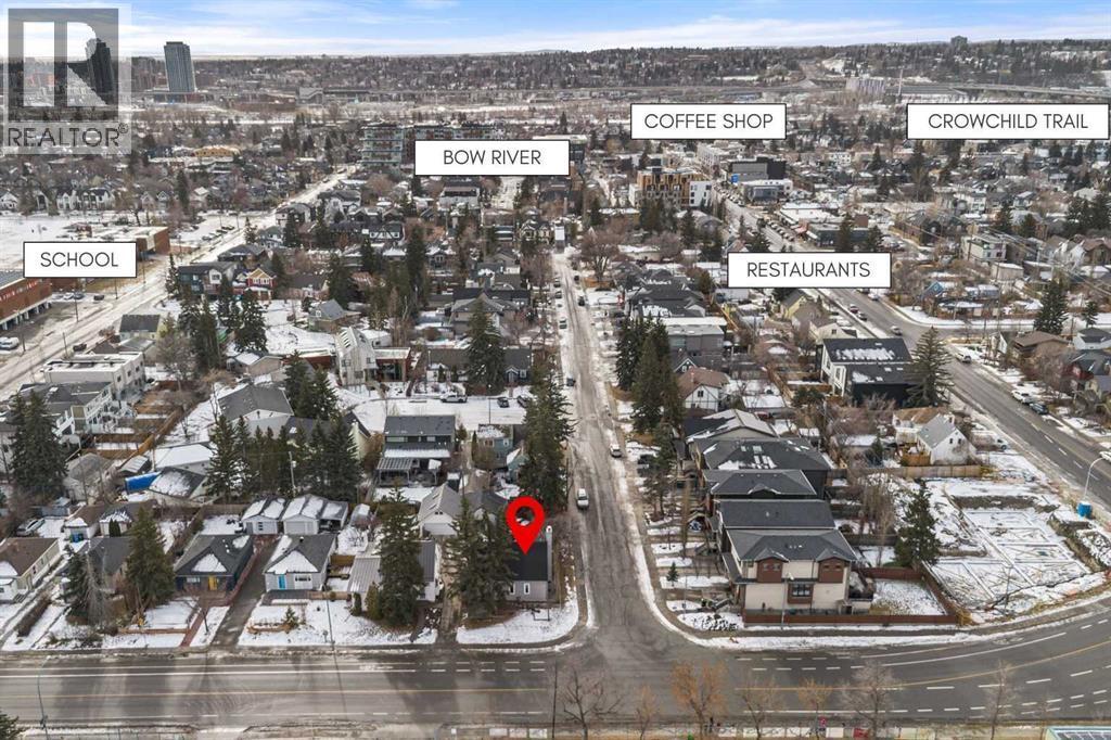 1929 6 Avenue Nw, Calgary, AB - Outdoor With View