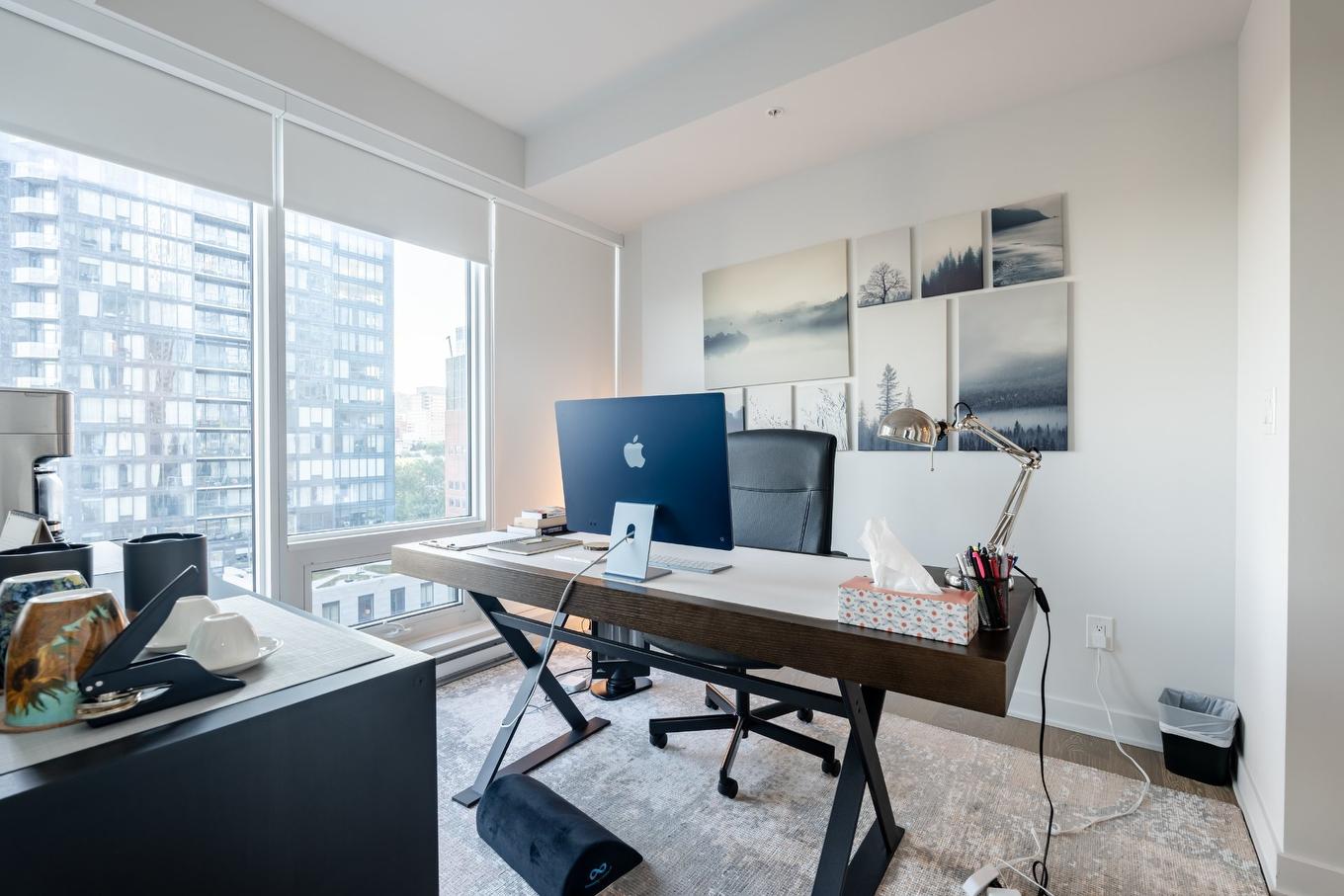 Chambre à coucher - 1104-1188 Rue St-Antoine O., Montréal (Ville-Marie), QC - Indoor Photo Showing Office