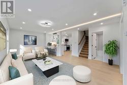 Virtually staged Living Room -