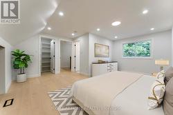 Virtually staged Main Bedroom upstairs -