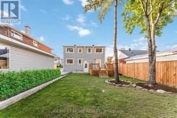 Virtually staged backyard -