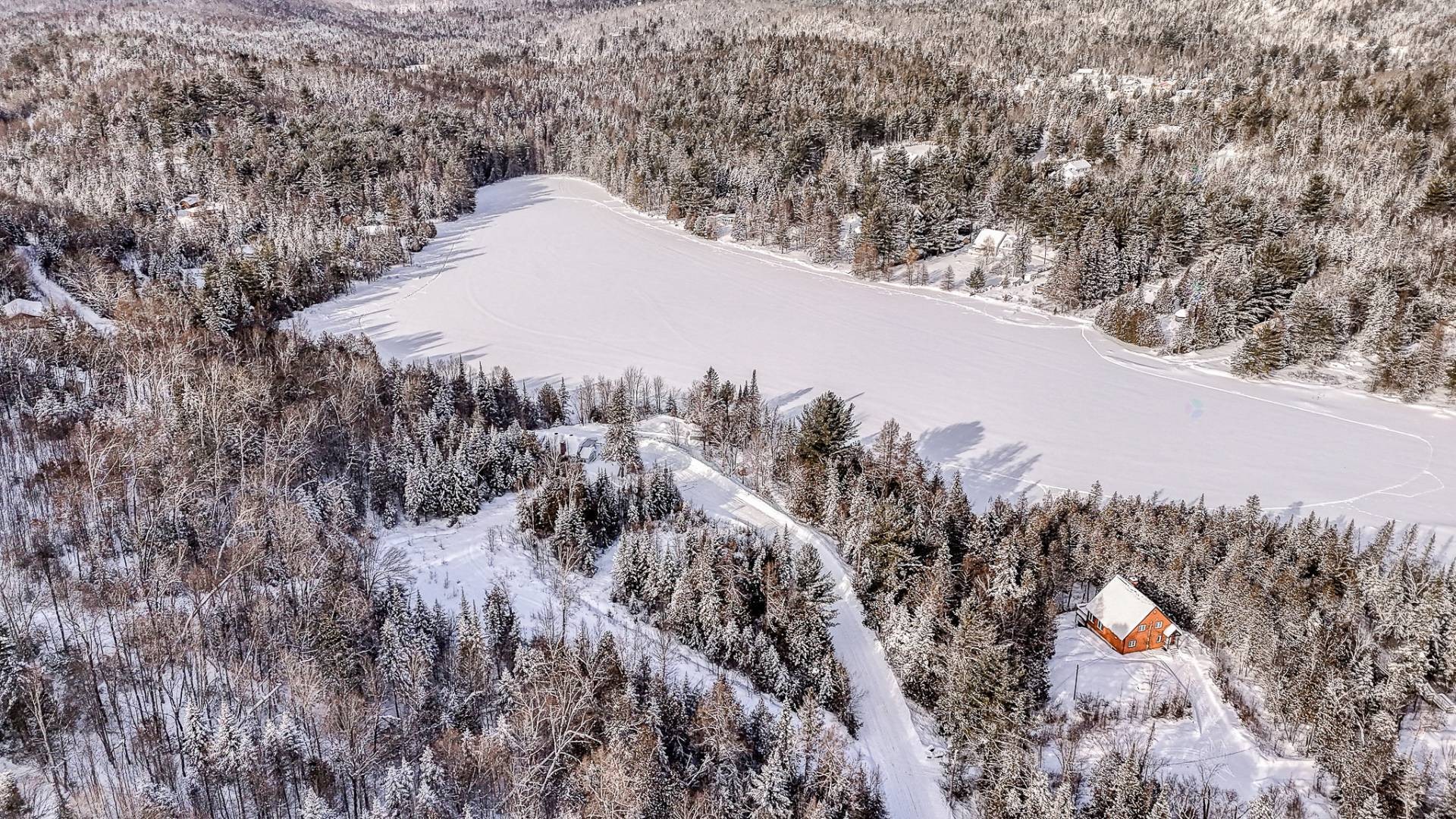 Photo aérienne - Av. Morin, Chertsey, QC