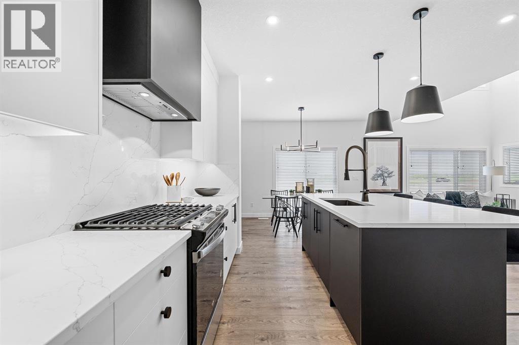 568 Walgrove Boulevard Se, Calgary, AB - Indoor Photo Showing Kitchen With Upgraded Kitchen