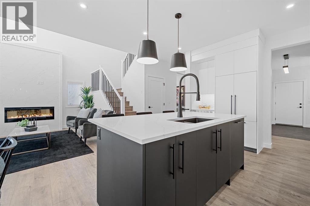 568 Walgrove Boulevard Se, Calgary, AB - Indoor Photo Showing Kitchen With Upgraded Kitchen