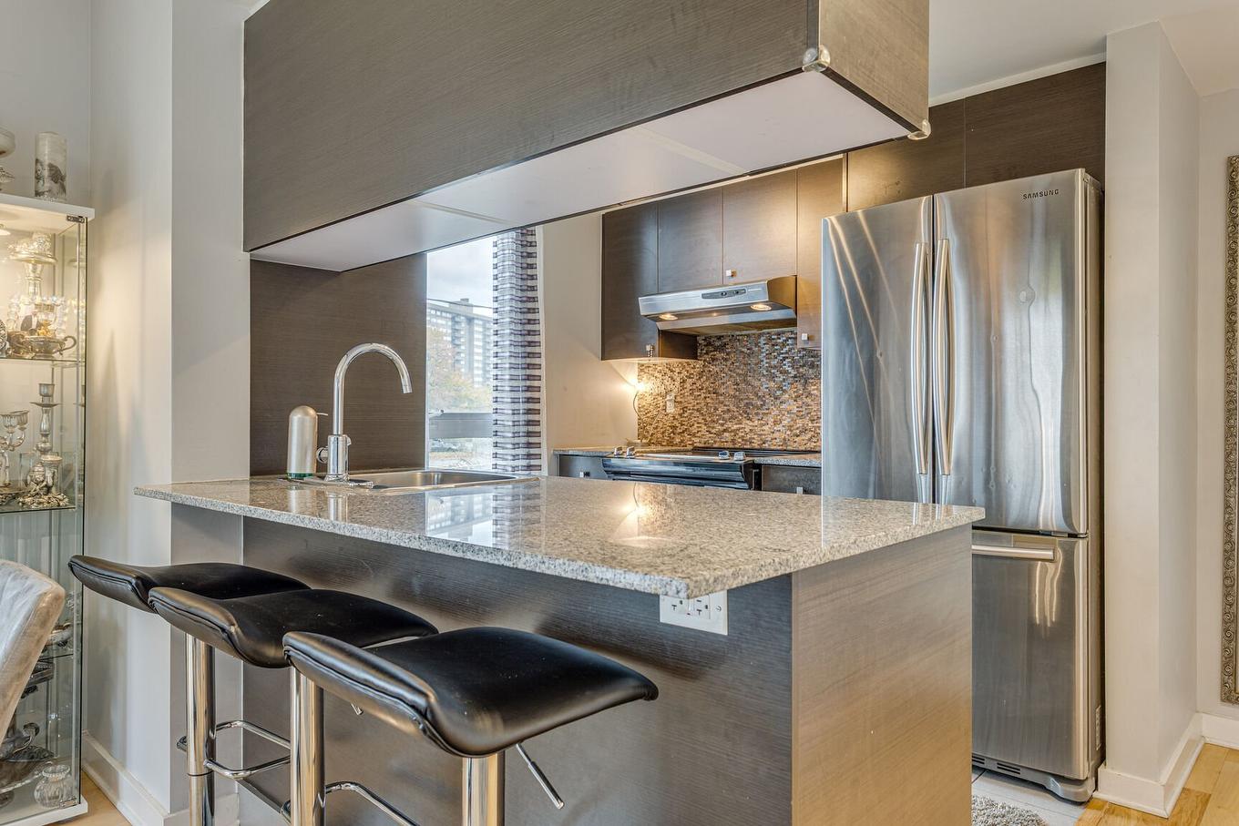 Cuisine - 262-10650 Place De L'Acadie, Montréal (Ahuntsic-Cartierville), QC - Indoor Photo Showing Kitchen With Upgraded Kitchen