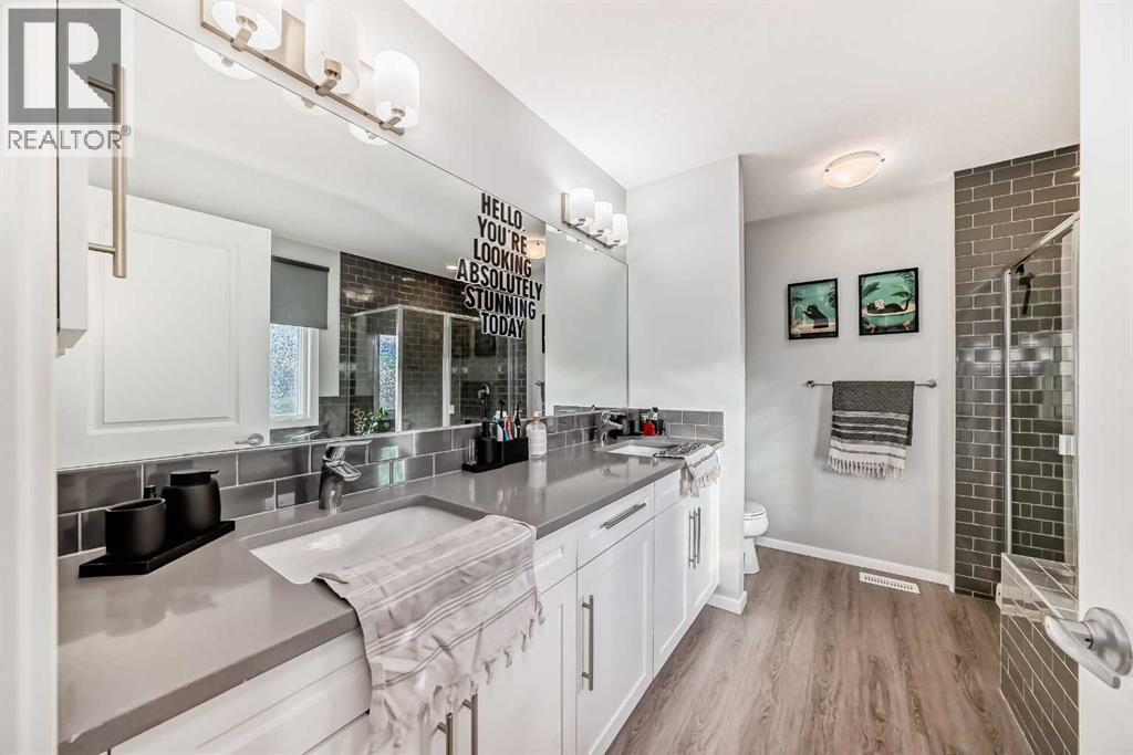 325 Sundown View, Cochrane, AB - Indoor Photo Showing Bathroom