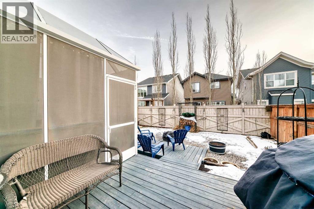 325 Sundown View, Cochrane, AB - Outdoor With Deck Patio Veranda With Exterior