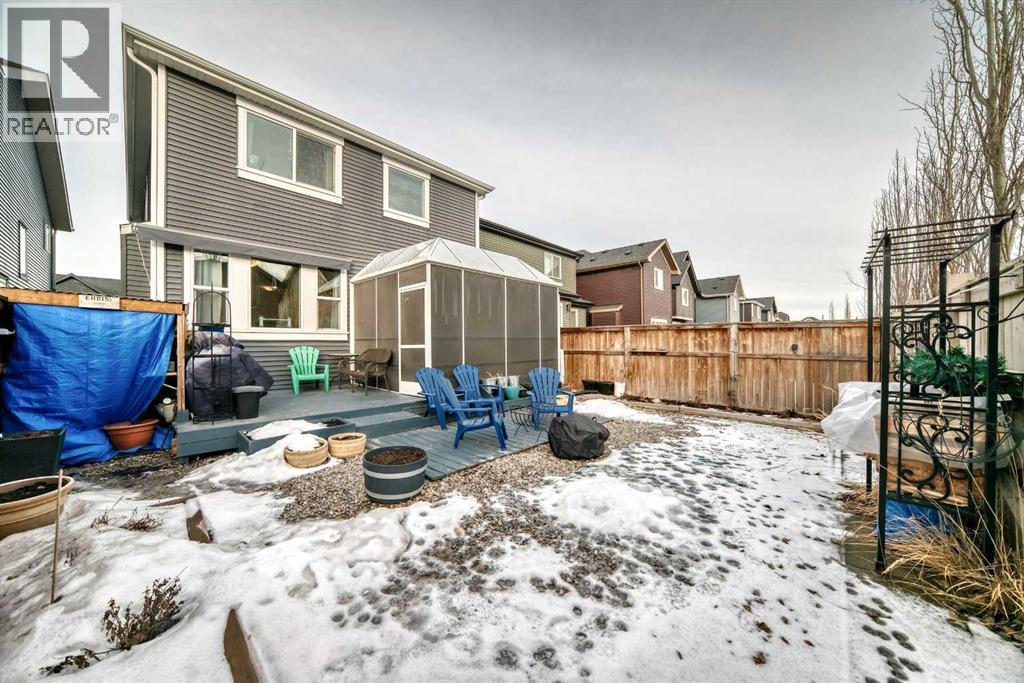 325 Sundown View, Cochrane, AB - Outdoor With Deck Patio Veranda With Exterior
