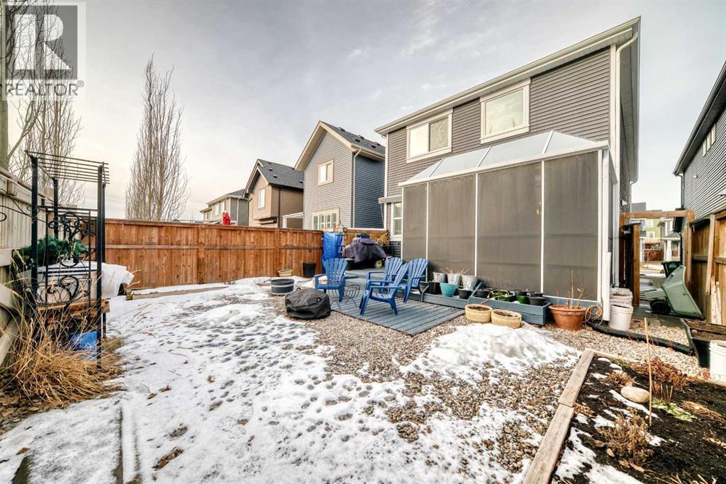 325 Sundown View, Cochrane, AB - Outdoor With Deck Patio Veranda With Exterior