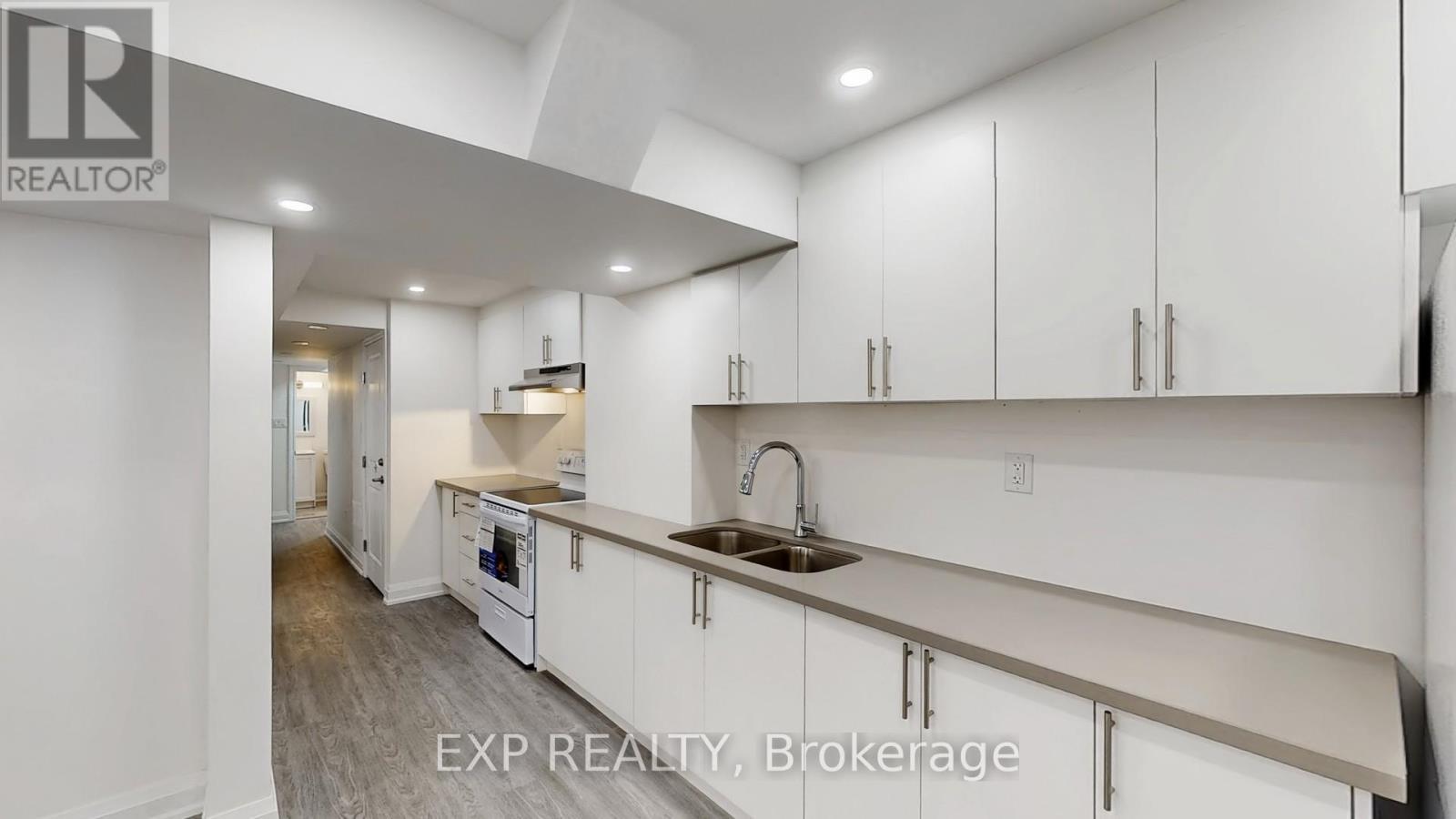 Bsmt - 33 Native Landing, Brampton, ON - Indoor Photo Showing Kitchen With Double Sink