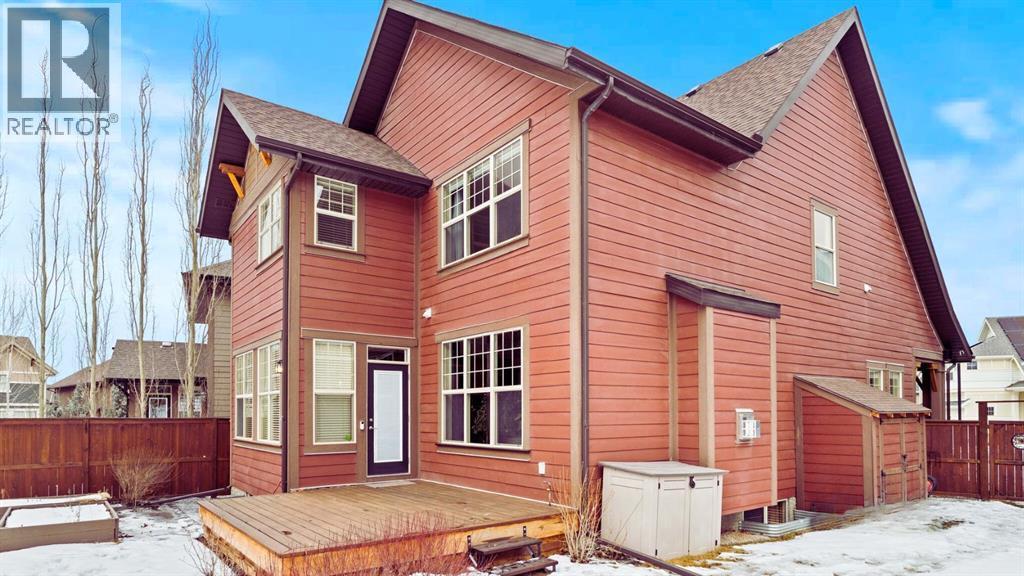 105 Riviera Crescent, Cochrane, AB - Outdoor With Deck Patio Veranda With Exterior