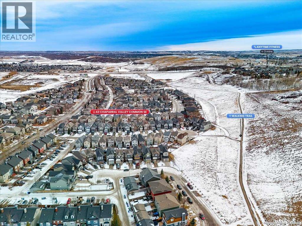 43 Chaparral Valley Common Se, Calgary, AB - Outdoor With View