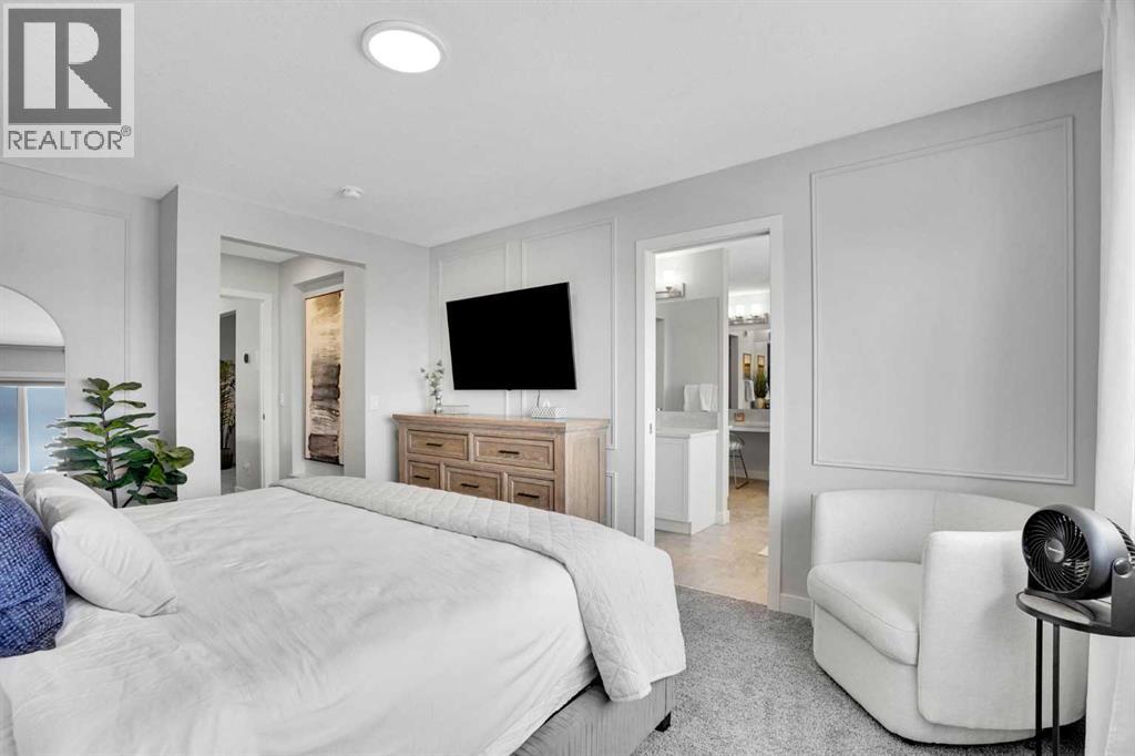 86 Edith Row Nw, Calgary, AB - Indoor Photo Showing Bedroom