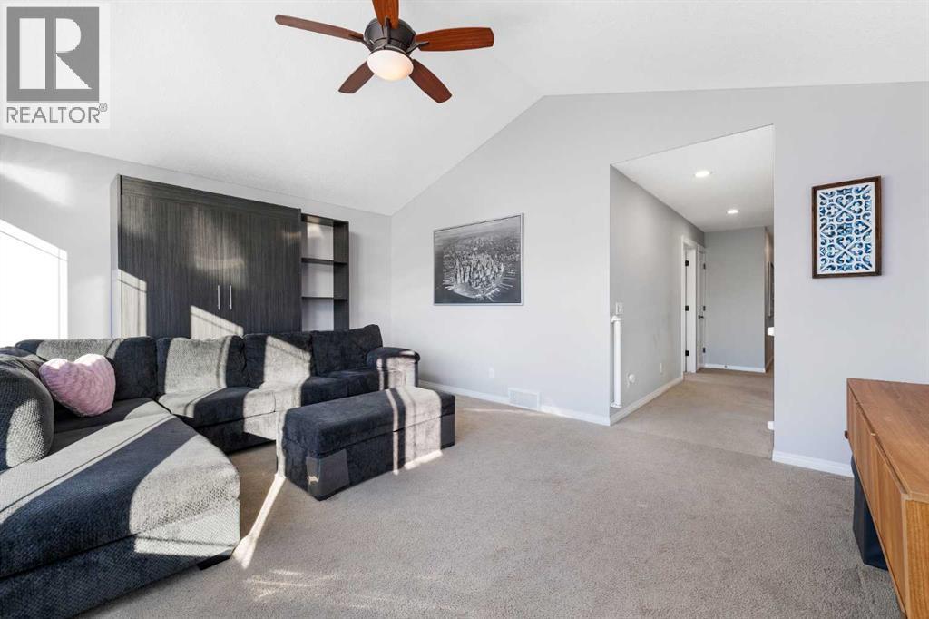 128 Auburn Bay Avenue Se, Calgary, AB - Indoor Photo Showing Living Room