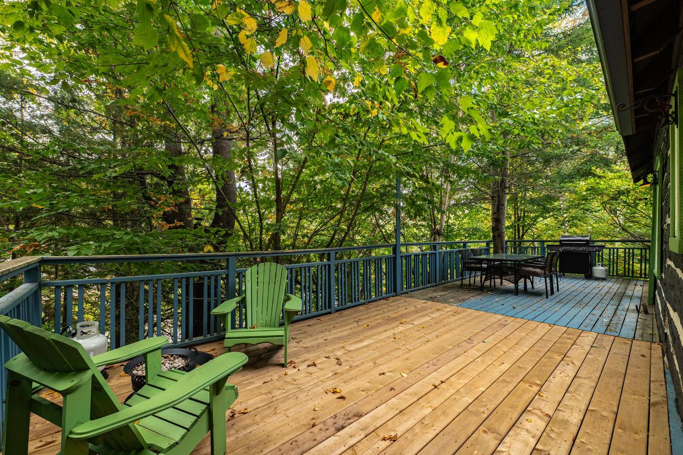 Terrasse - 1330 Mtée Gagnon, Val-David, QC - Outdoor With Deck Patio Veranda With Exterior