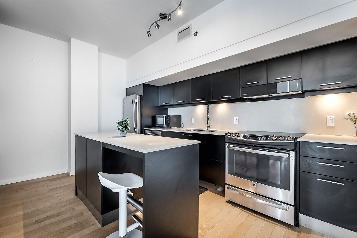 Kitchen - 2006-350 Boul. De Maisonneuve O., Montréal (Ville-Marie), QC - Indoor Photo Showing Kitchen With Upgraded Kitchen