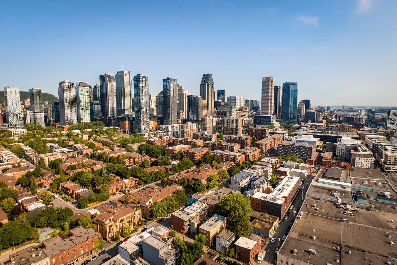 Aerial photo - 473 Rue Lusignan, Montréal (Le Sud-Ouest), QC - Outdoor With View