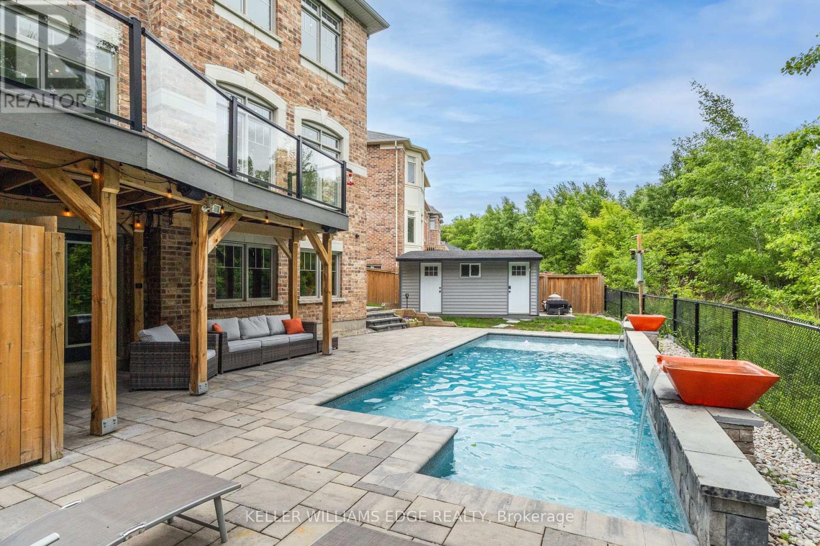 64 Elysian Fields Circle, Brampton, ON - Outdoor With In Ground Pool