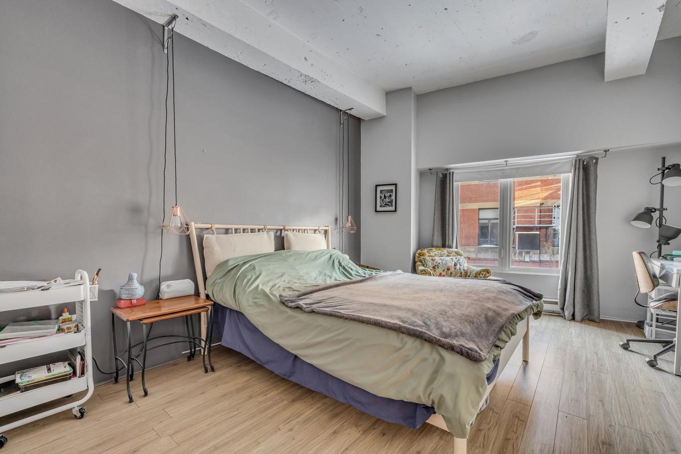 Chambre à coucher principale - 204-282 Rue St-Joseph E., Québec (La Cité-Limoilou), QC - Indoor Photo Showing Bedroom