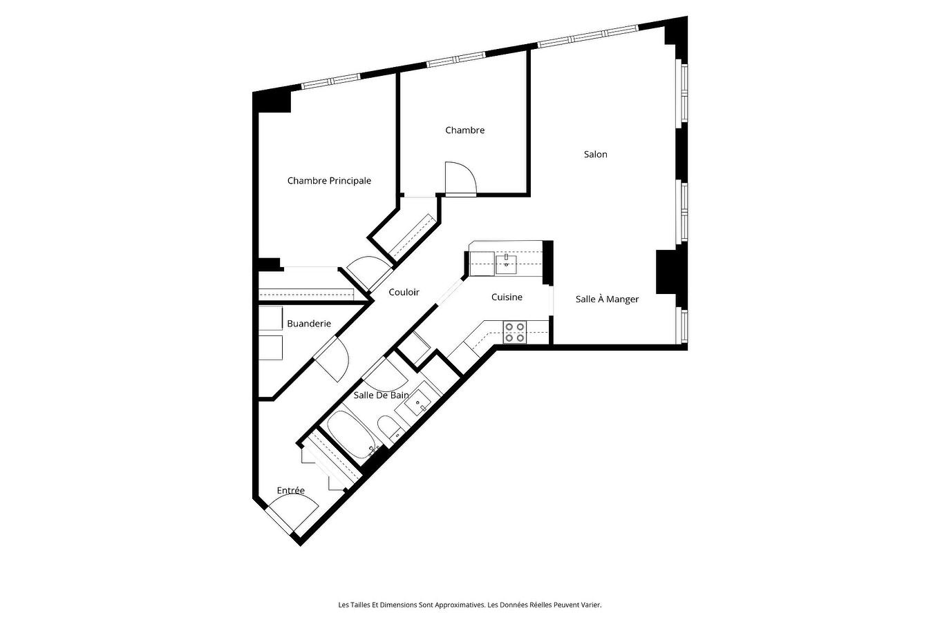 Plan (croquis) - 204-282 Rue St-Joseph E., Québec (La Cité-Limoilou), QC - Other