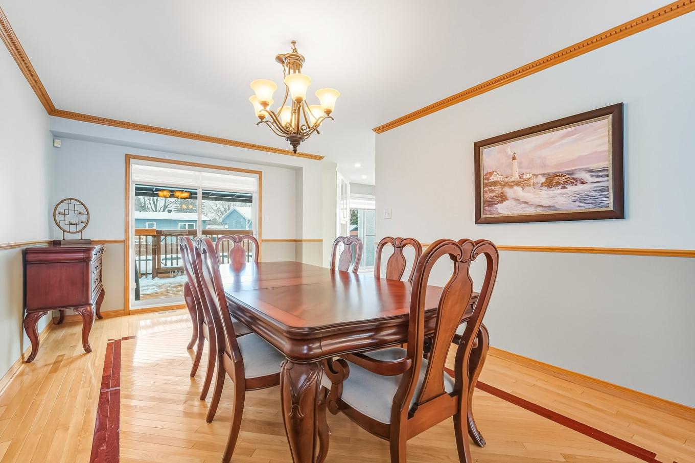 Dining room - 565 Rue Des Tulipes, La Prairie, QC - Indoor Photo Showing Dining Room
