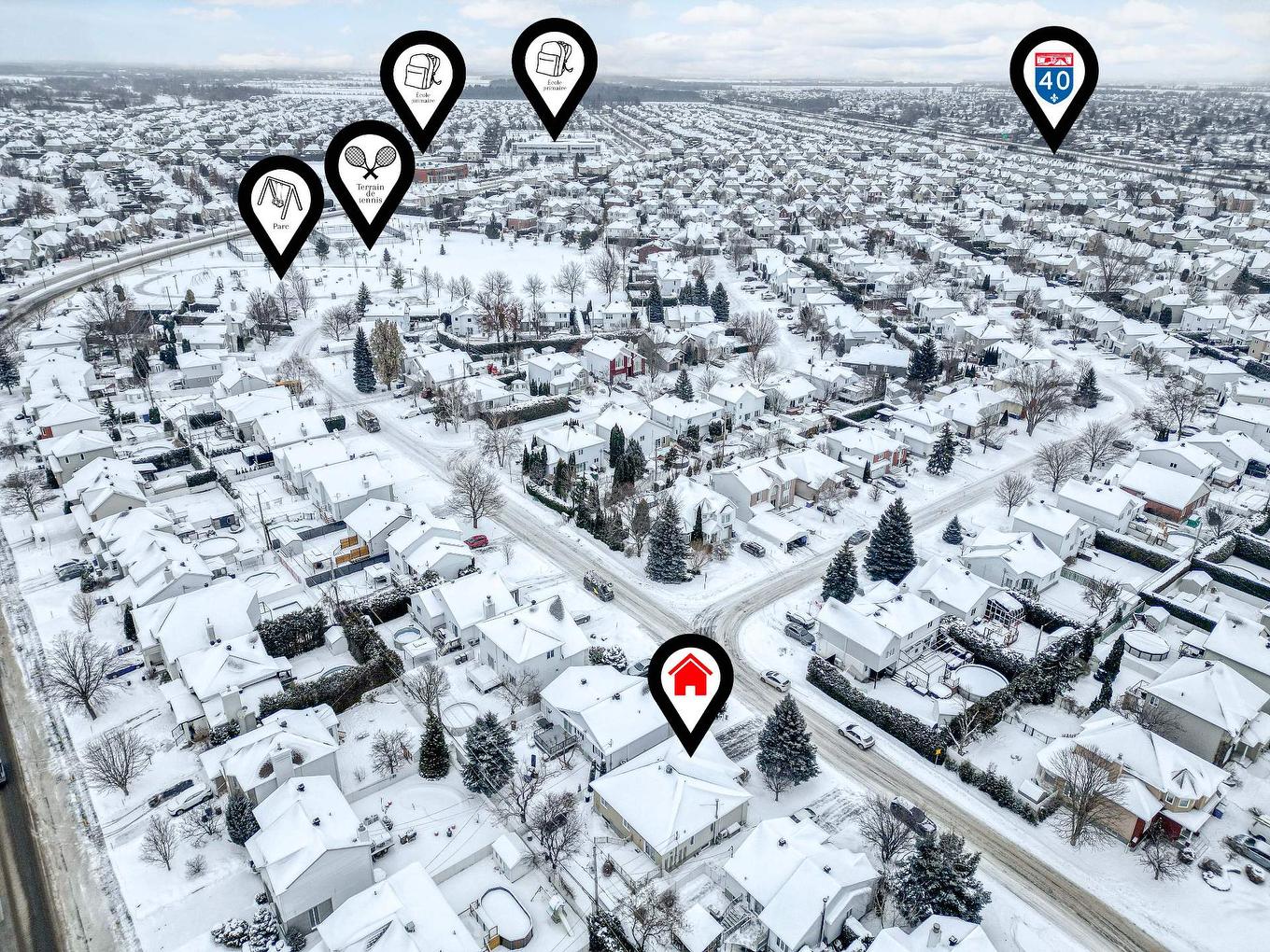 Photo aérienne - 929 Rue Claudel, Repentigny (Repentigny), QC - Outdoor With View