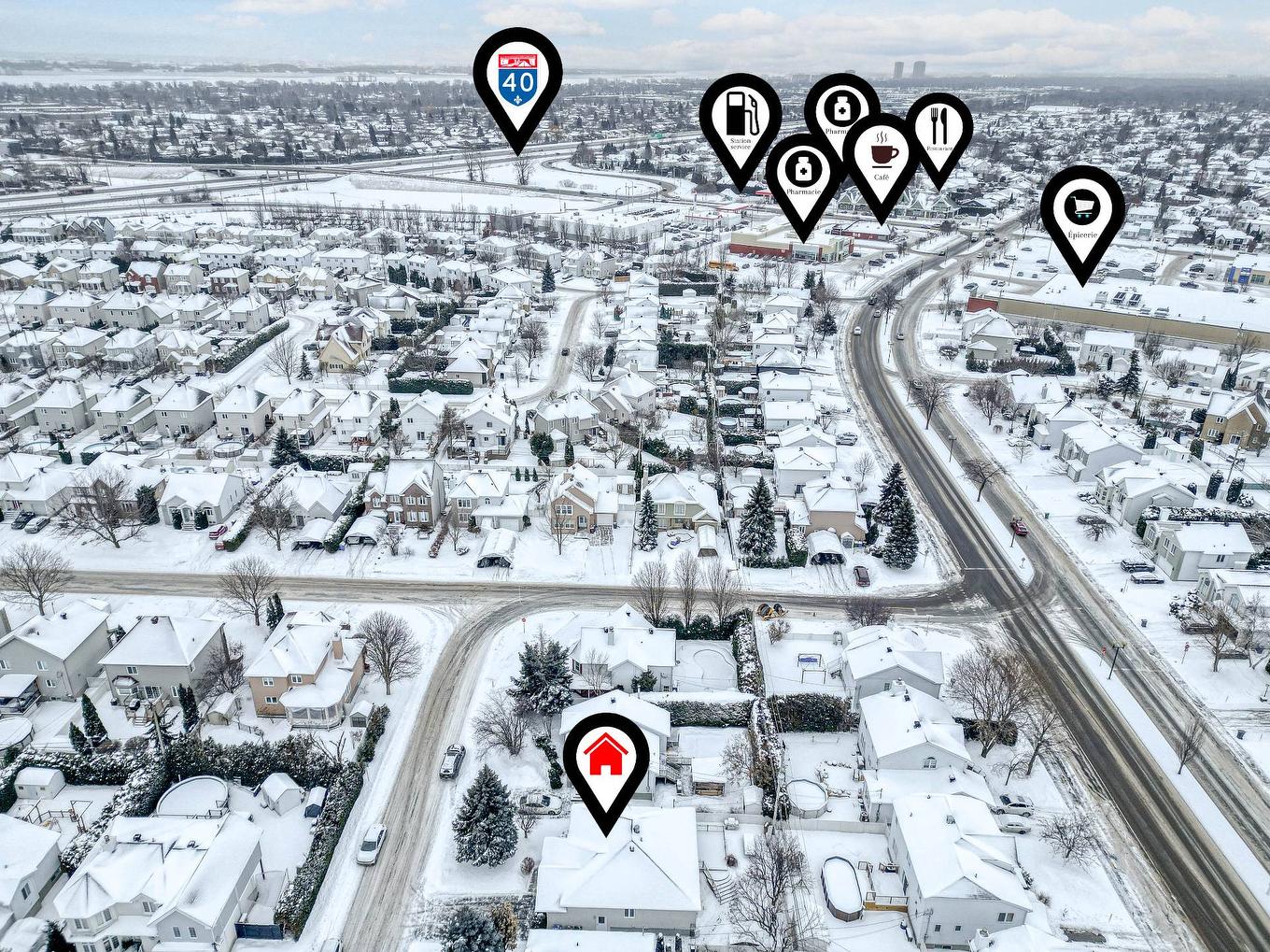 Photo aérienne - 929 Rue Claudel, Repentigny (Repentigny), QC - Outdoor With View