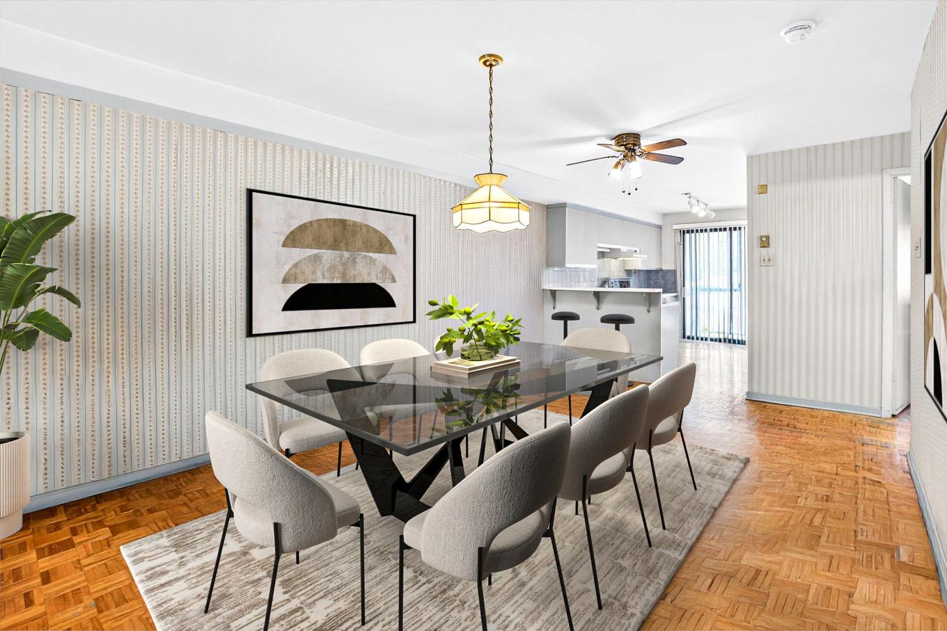 Salle à manger - 2-3625 Boul. Des Trinitaires, Montréal (Le Sud-Ouest), QC - Indoor Photo Showing Dining Room