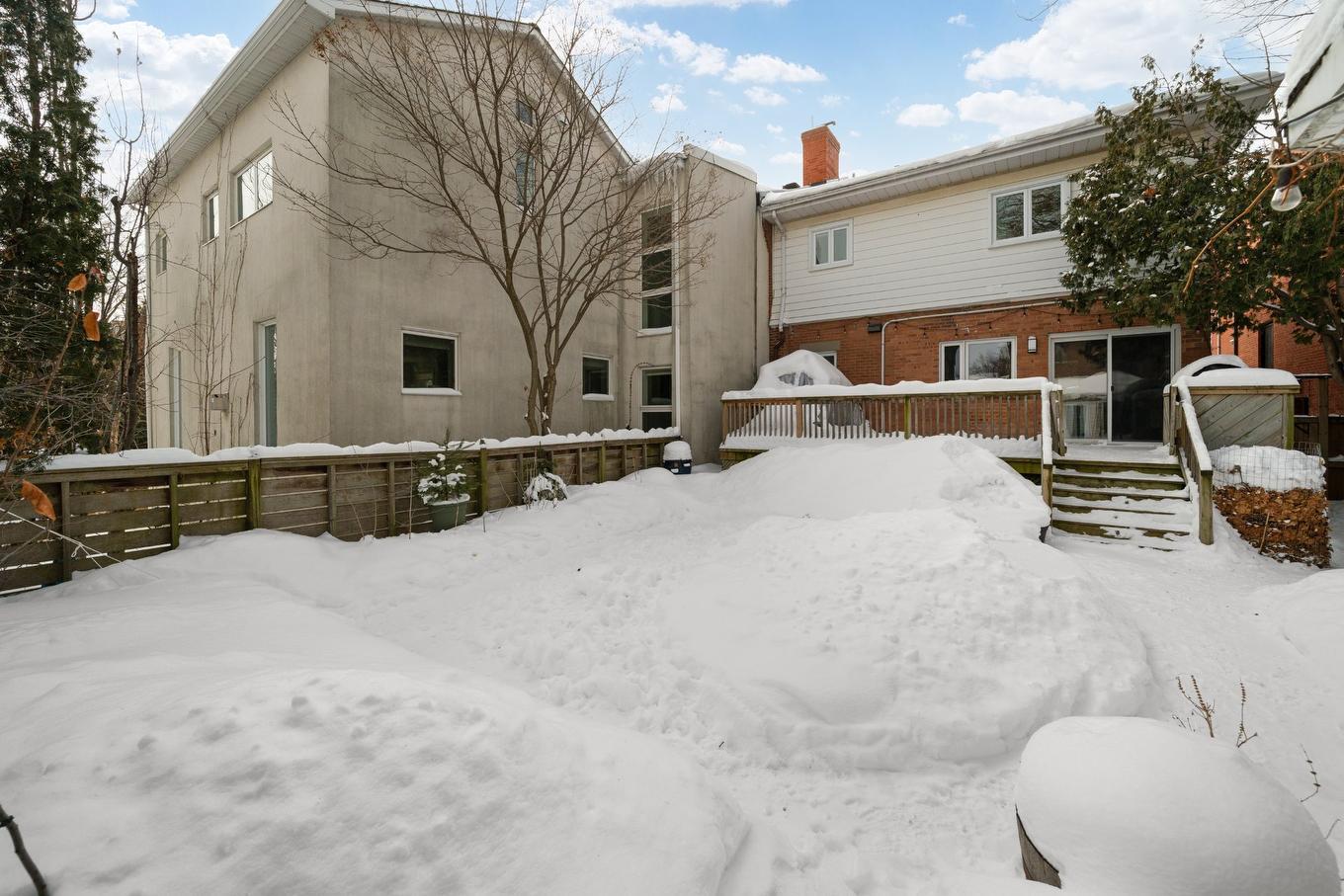 Backyard - 4057 Av. Madison, Montréal (Côte-Des-Neiges/Notre-Dame-De-Grâce), QC - Outdoor