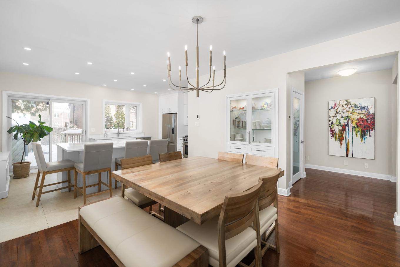 Dining room - 4057 Av. Madison, Montréal (Côte-Des-Neiges/Notre-Dame-De-Grâce), QC - Indoor Photo Showing Dining Room