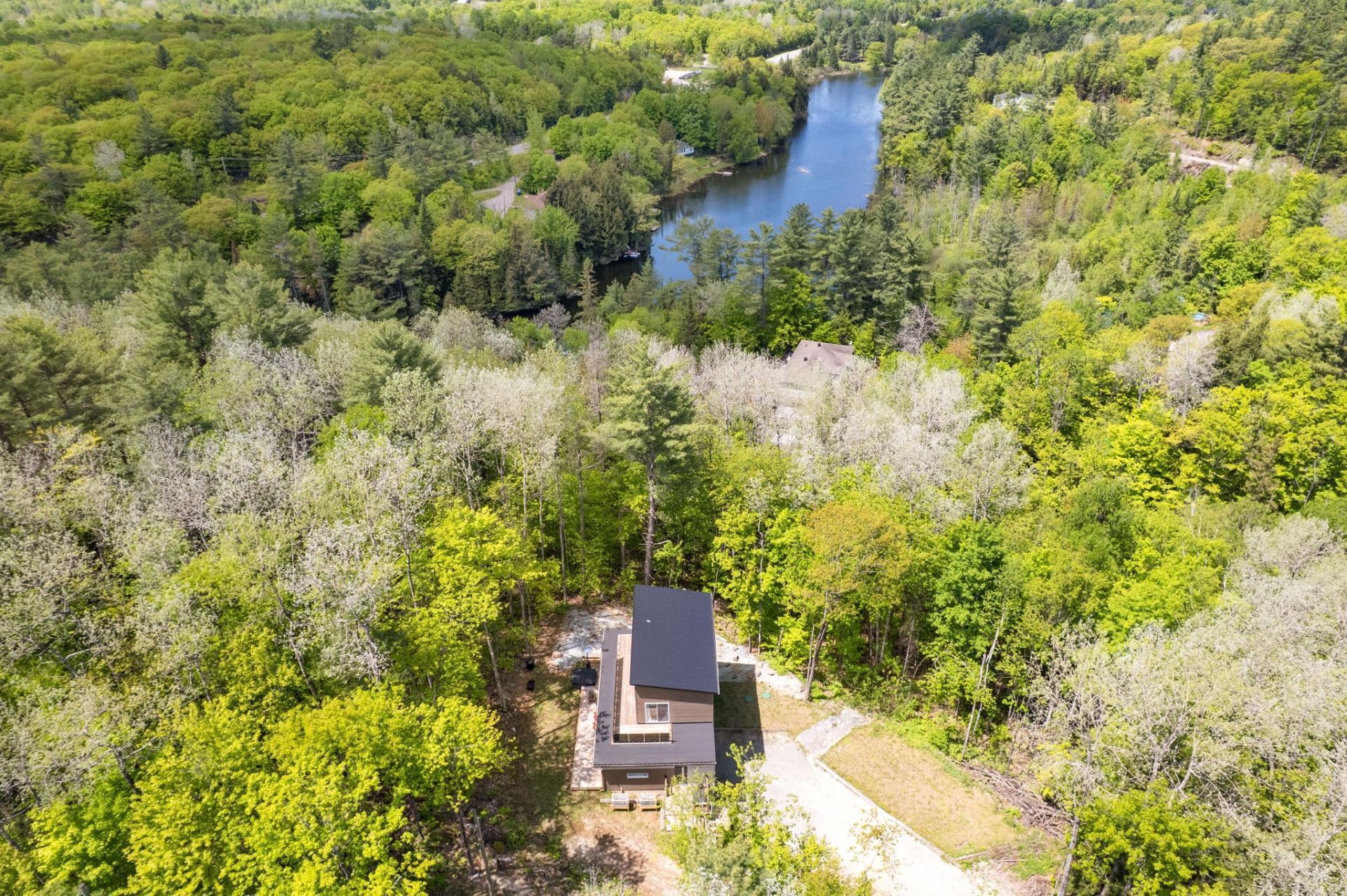 Photo aérienne - 68 Ch. Réthier, Val-Des-Monts, QC - Outdoor With View