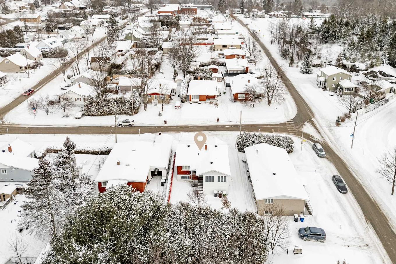 Photo aérienne - 1121 Rue Walsh, Sherbrooke (Fleurimont), QC - Outdoor With View