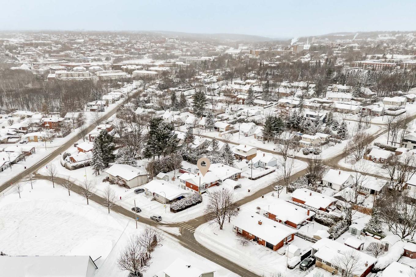 Photo aérienne - 1121 Rue Walsh, Sherbrooke (Fleurimont), QC - Outdoor With View