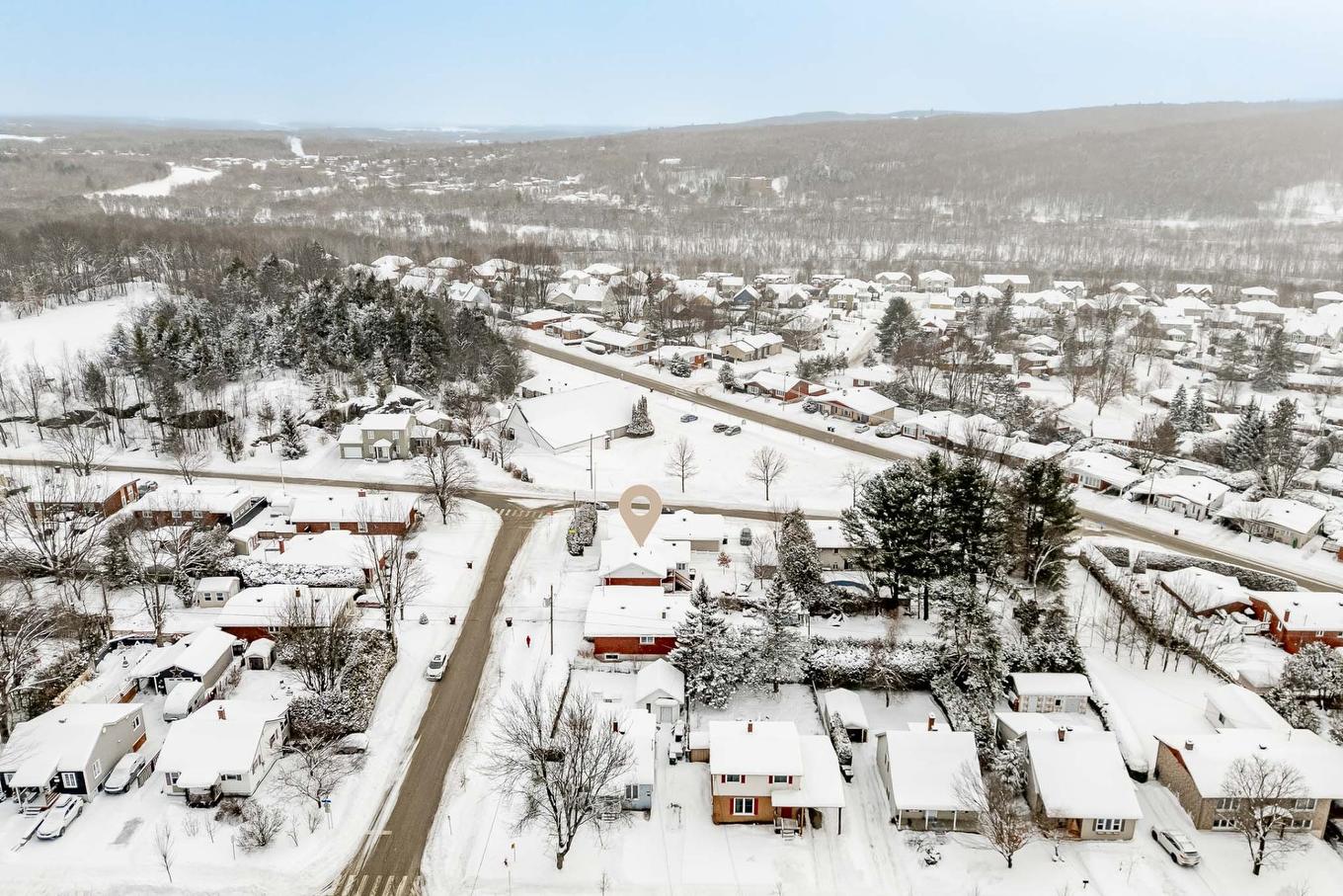 Photo aérienne - 1121 Rue Walsh, Sherbrooke (Fleurimont), QC - Outdoor With View