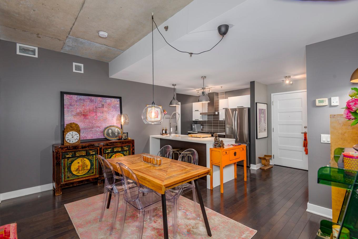 Dining room - 412-377 Rue Des Seigneurs, Montréal (Le Sud-Ouest), QC - Indoor Photo Showing Dining Room